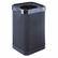 SAF9790BL At-Your Disposal Top-Open Waste Receptacle, Square, Polyethylene, 38 gal, Black By SAFCO PRODUCTS