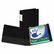 SAM14350 Clean Touch Antimicrobial Locking Round Ring Binder, Ltr Size, 1-1/2" Cap, Black By SAMSILL CORPORATION
