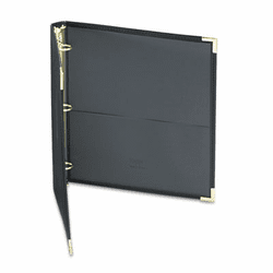 SAM15130 Classic Collection Ring Binder Portfolio, 11 x 8-1/2, 1" Capacity, Black By SAMSILL CORPORATION