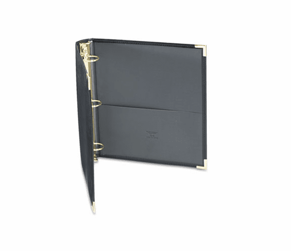 SAM15150 Classic Collection Ring Binder Portfolio, 11 x 8-1/2, 1-1/2" Capacity, Black By SAMSILL CORPORATION