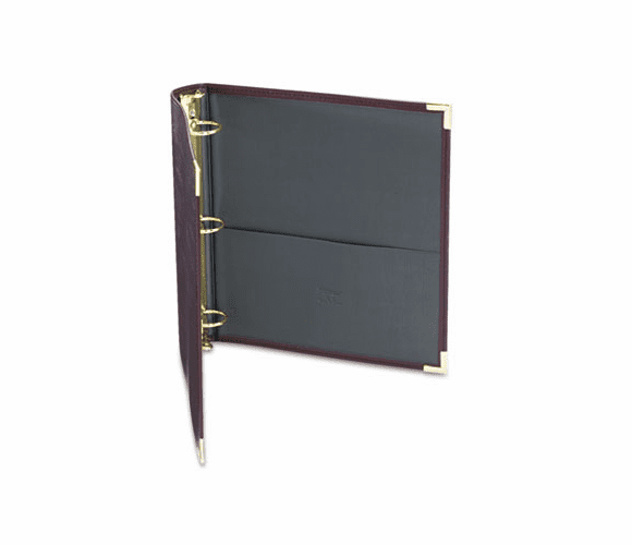 SAM15164 Classic Collection Ring Binder Portfolio, 11 x 8 1/2, 2" Capacity, Burgundy By SAMSILL CORPORATION