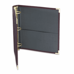 SAM15164 Classic Collection Ring Binder Portfolio, 11 x 8 1/2, 2" Capacity, Burgundy By SAMSILL CORPORATION
