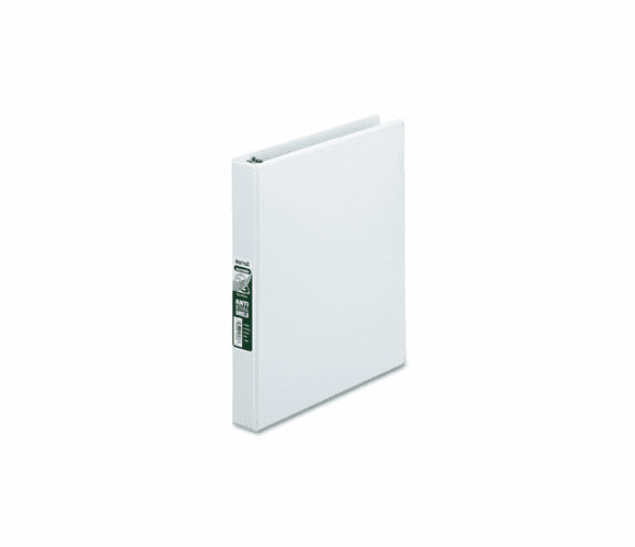SAM16237 Clean Touch Locking D-Ring View Binder, 1" Capacity, White By SAMSILL CORPORATION