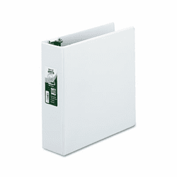 SAM16287 Clean Touch Locking D-Ring View Binder, 3" Capacity, White By SAMSILL CORPORATION