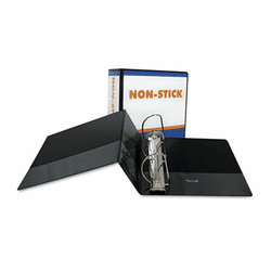 SAM16400 Nonstick D-Ring View Binder, 11 x 8-1/2, 5" Capacity, Black By SAMSILL CORPORATION