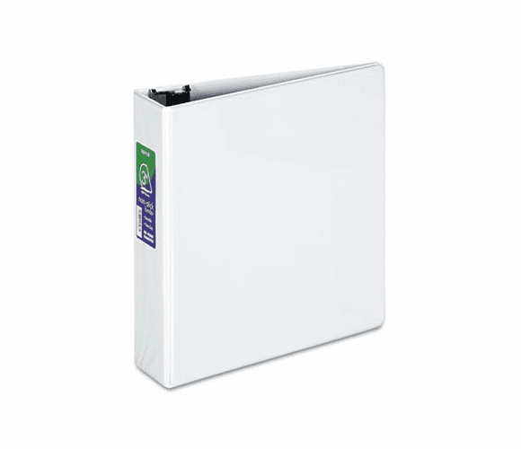 SAM16487 Nonstick D-Ring View Binder, 11 x 8-1/2, 3" Capacity, White By SAMSILL CORPORATION