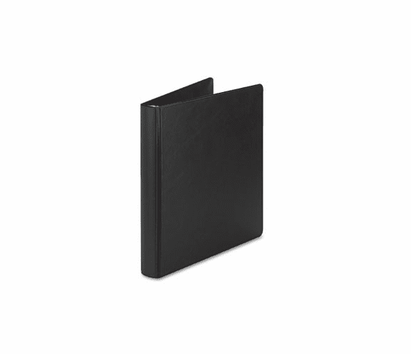 SAM17430 Contour Heavy-Duty Locking Round Ring Binder, 11 x 8-1/2, 1" Capacity, Black By SAMSILL CORPORATION