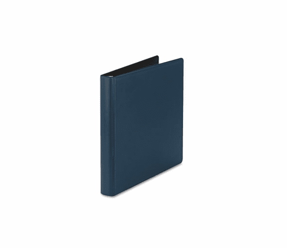 SAM17432 Contour Heavy-Duty Locking Round Ring Binder, 11 x 8-1/2, 1" Cap, Dark Blue By SAMSILL CORPORATION