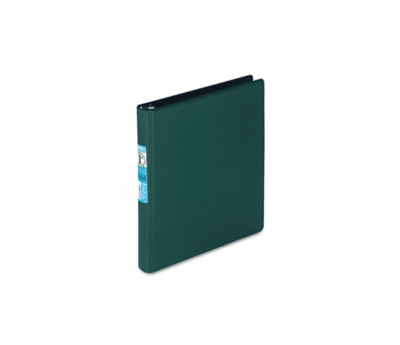 SAM17435 Contour Heavy-Duty Locking Round Ring Binder, 11 x 8-1/2, 1" Capacity, Green By SAMSILL CORPORATION