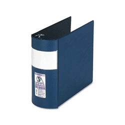SAM17602 Top Performance DXL Locking D-Ring Binder With Label Holder, 5" Cap, Dark Blue By SAMSILL CORPORATION
