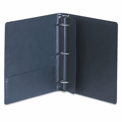 SAM17634 Top Performance DXL Locking D-Ring Binder With Label Holder, 1" Cap, Burgundy By SAMSILL CORPORATION