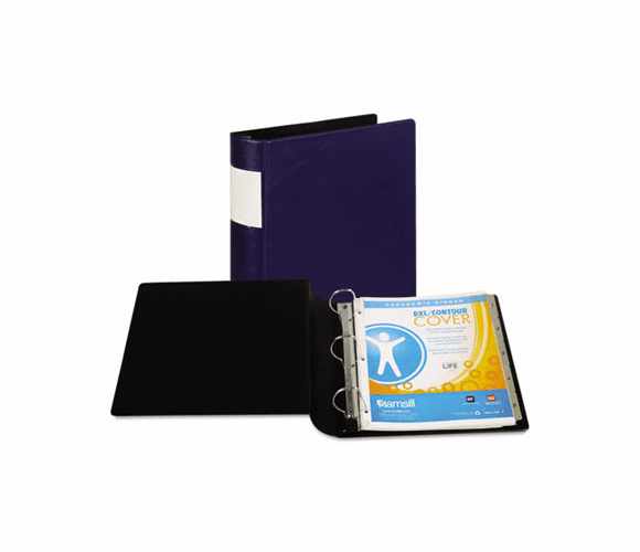 SAM17662 Top Performance DXL Locking D-Ring Binder With Label Holder, 2" Cap, Dark Blue By SAMSILL CORPORATION