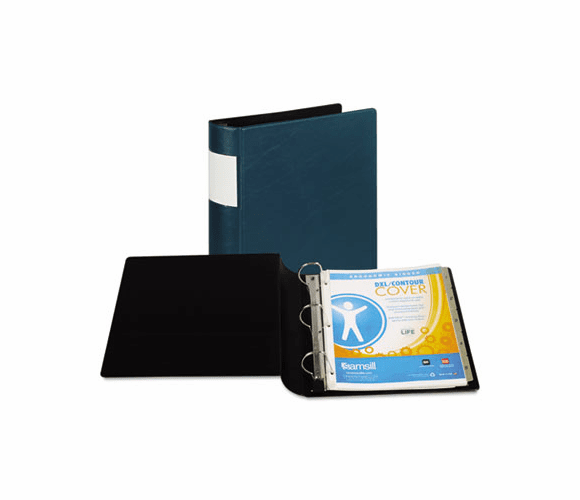 SAM17668 Top Performance DXL Locking D-Ring Binder With Label Holder, 2" Capacity, Teal By SAMSILL CORPORATION