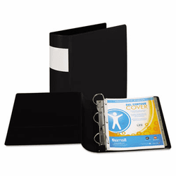 SAM17680 Top Performance DXL Locking D-Ring Binder With Label Holder, 3" Capacity, Black By SAMSILL CORPORATION