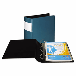 SAM17688 Top Performance DXL Locking D-Ring Binder With Label Holder, 3" Capacity, Teal By SAMSILL CORPORATION