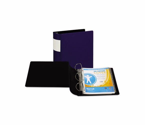 SAM17692 Top Performance DXL Locking D-Ring Binder With Label Holder, 4" Cap, Dark Blue By SAMSILL CORPORATION