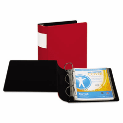 SAM17693 Top Performance DXL Locking D-Ring Binder With Label Holder, 4" Capacity, Red By SAMSILL CORPORATION