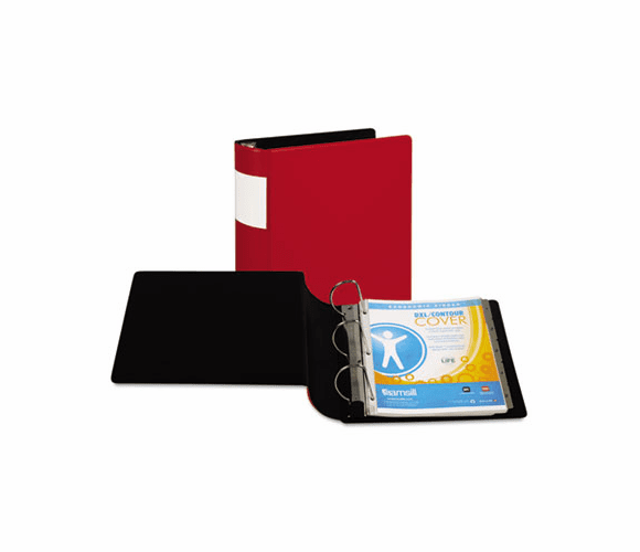 SAM17693 Top Performance DXL Locking D-Ring Binder With Label Holder, 4" Capacity, Red By SAMSILL CORPORATION