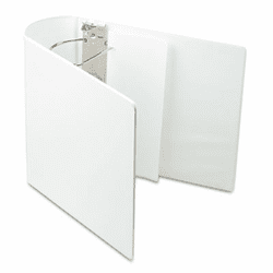 SAM17707 Top Performance DXL Angle-D View Binder, 5" Capacity, White By SAMSILL CORPORATION