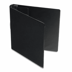 SAM17730 Top Performance DXL Angle-D View Binder, 1" Capacity, Black By SAMSILL CORPORATION