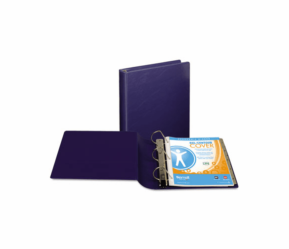 SAM17732 Top Performance DXL Angle-D View Binder, 1" Capacity, Dark Blue By SAMSILL CORPORATION