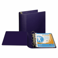SAM17792 Top Performance DXL Angle-D View Binder, 4" Capacity, Dark Blue By SAMSILL CORPORATION