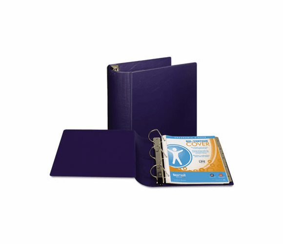SAM17792 Top Performance DXL Angle-D View Binder, 4" Capacity, Dark Blue By SAMSILL CORPORATION