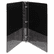 SAM18130C Speedy Spine Round Ring View Binder, 11 x 8-1/2, 1" Capacity, Black By SAMSILL CORPORATION