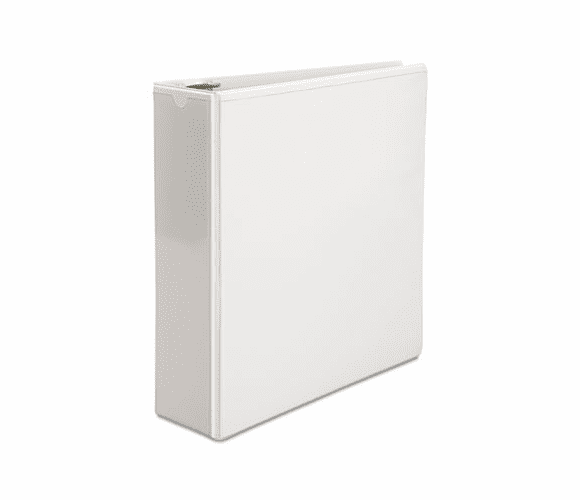 SAM18187C Speedy Spine Round Ring View Binder, 11 x 8-1/2, 3" Capacity, White By SAMSILL CORPORATION