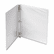 SAM18537 Economy Round Ring View Binder, 8-1/2 x 11, 1" Capacity, White By SAMSILL CORPORATION