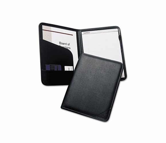 SAM70810 Professional Pad Holder, Storage Pockets/Card Slots, Writing Pad, Black By SAMSILL CORPORATION