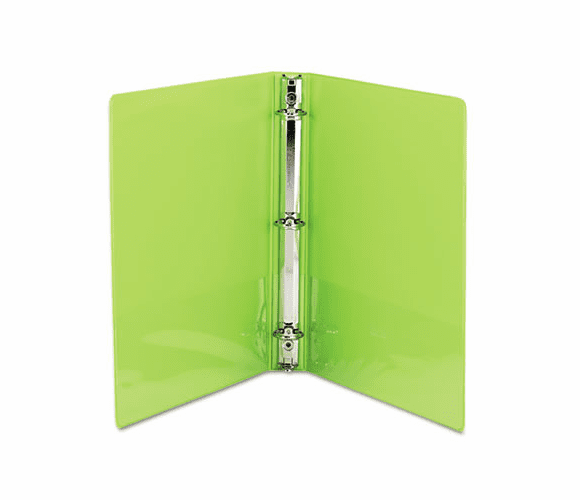 SAMU86378 Presentation View Binder, Round Ring, 11 x 8-1/2, 1" Capacity, Lime, 2/Pack By SAMSILL CORPORATION