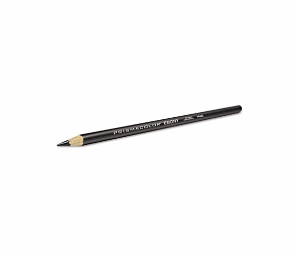 SAN14420 Design EBONY Sketching Pencil, Black Matte Barrel, 12/Pack By SANFORD