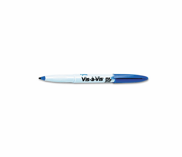 SAN16003 Vis-�-Vis Wet-Erase Marker, Fine Point, Blue, Dozen By SANFORD