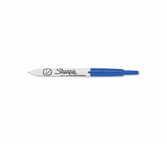 SAN1735792 Retractable Ultra Fine Tip Permanent Marker, Blue By SANFORD
