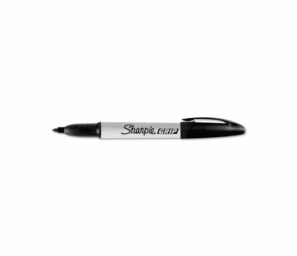 SAN1738519 Grip Permanent Marker, Fine Point, Black, Dozen By SANFORD