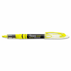 SAN1754463 Accent Liquid Pen Style Highlighter, Chisel Tip, Fluorescent Yellow, Dozen By SANFORD