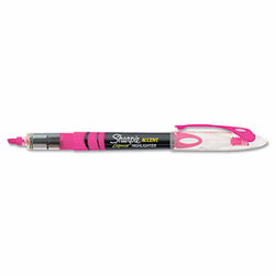SAN1754464 Accent Liquid Pen Style Highlighter, Chisel Tip, Fluorescent Pink, Dozen By SANFORD