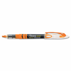 SAN1754466 Accent Liquid Pen Style Highlighter, Chisel Tip, Fluorescent Orange, Dozen By SANFORD