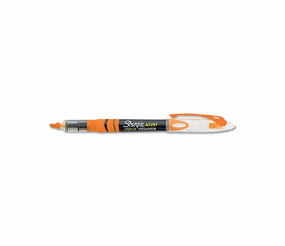 SAN1754466 Accent Liquid Pen Style Highlighter, Chisel Tip, Fluorescent Orange, Dozen By SANFORD