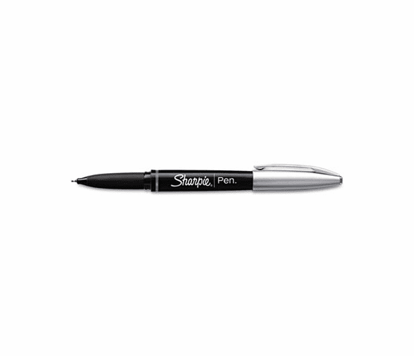 SAN1758055 Grip Permanent Ink Pen, Black Ink, Fine By SANFORD