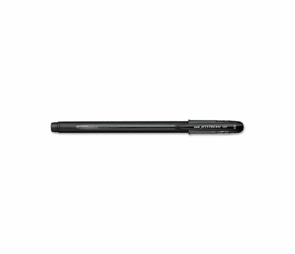 SAN1768011 Jetstream 101 Roller Ball Stick Water-Resistant Pen, Black Ink, Medium, Dozen By SANFORD