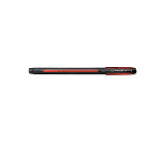 SAN1768013 Jetstream 101 Roller Ball Stick Water-Resistant Pen, Red Ink, Medium, Dozen By SANFORD