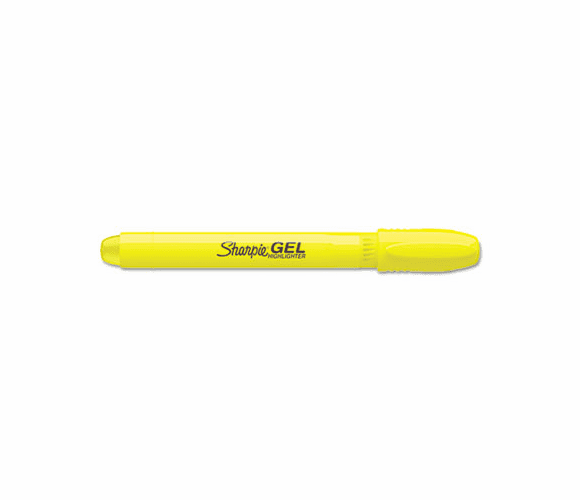 SAN1780473 Gel Highlighter, Fluorescent Yellow, Bullet, 2 per Pack By SANFORD