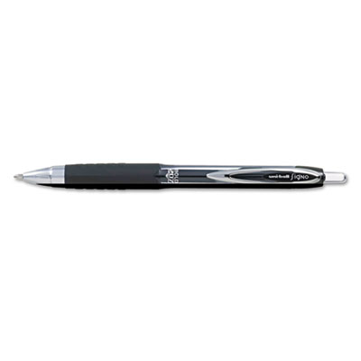 Uni-ball Signo Gel 207 Rollerball Stift – Schwarze Tinte, Medium, 12 Stück