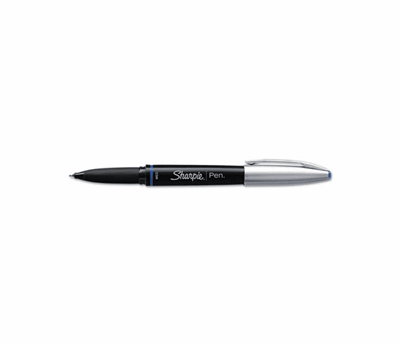 SAN1800133 Grip Porous Point Stick Permanent Pen, Blue Ink, Medium By SANFORD