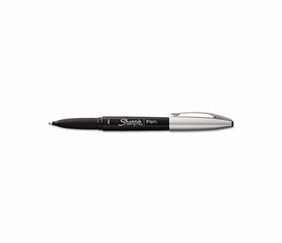 SAN1800134 Grip Porous Point Stick Permanent Pen, Black Ink, Medium By SANFORD