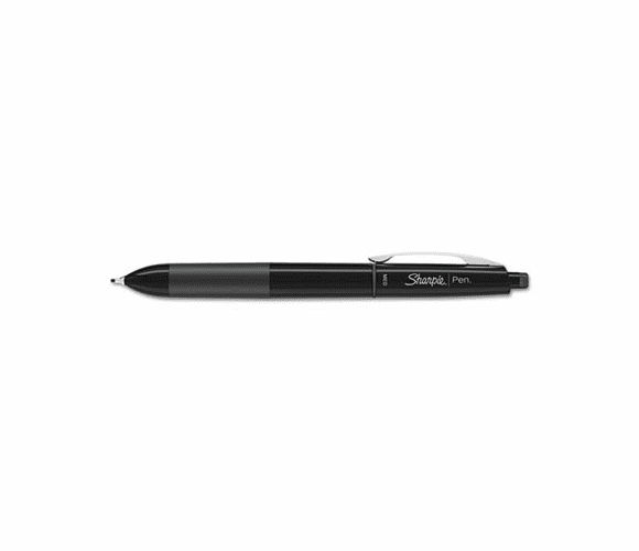 SAN1800141 Porous Point Retractable Permanent Pen, Black, Medium By SANFORD