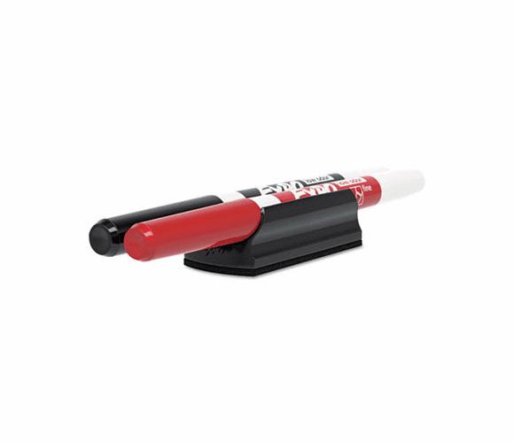 SAN1802768 Magnetic Whiteboard Marker Holder, With 2 Markers, Set By SANFORD