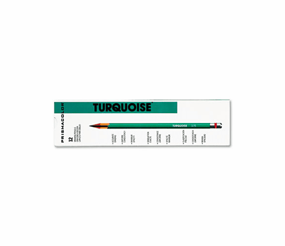 SAN2262 Turquoise Drawing Pencil, HB, 1.98 mm, Dozen By SANFORD